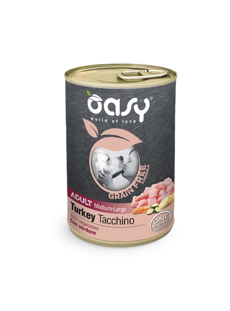 OASY HRANA ZA PSE GREIN FREE 400GR  PURETINA KONZERVA