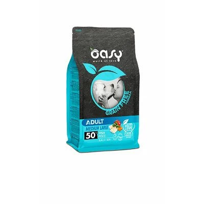 Oasy hrana grain free adult medium riba 12kg