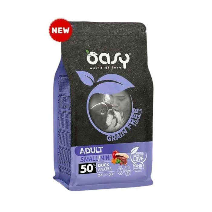 Oasy hrana grain free za pse 2,5kgpatka adult mini