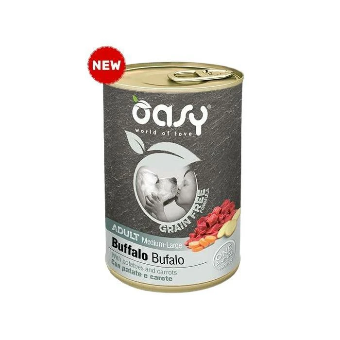 Oasy hrana za pse grain free 400gr bizon konzerva